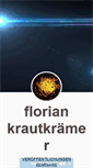 Mobile Screenshot of floriankrautkraemer.de